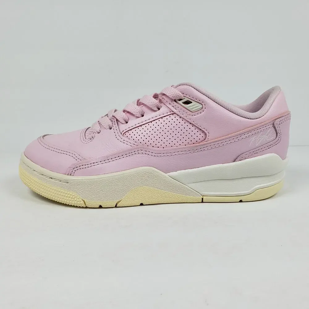Nike Air Jordan Flight Court Girls Sz 5Y Womens Sz 6.5 Pink Foam Sail Shoes